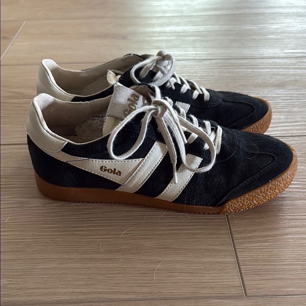 Gola Navy and White Classic Sneakers